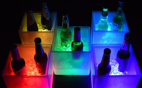 Supplies for party in Australia, supplies for rent in Adelaide, neon party ideas, neon party, led lights for party, led cold cooler bucket, beer wine box led supplies
