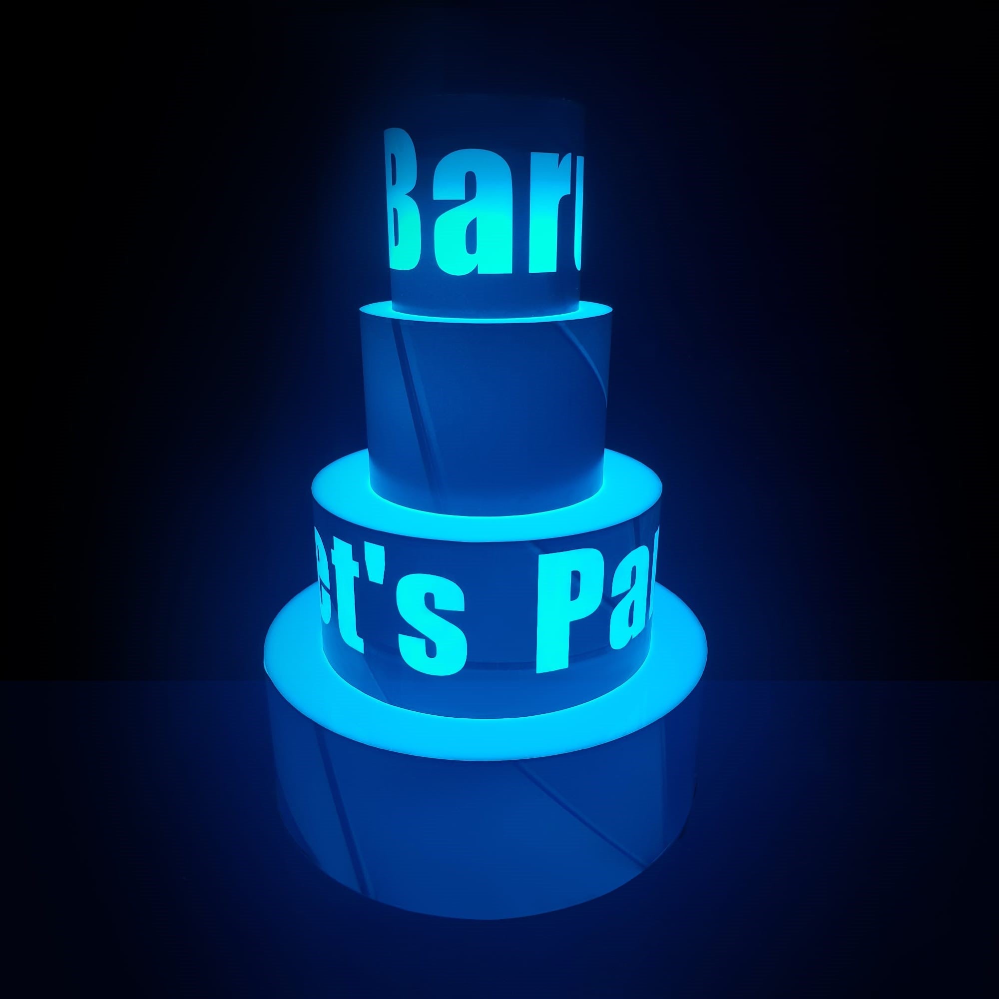 Neon cake designs/unique birthday cake decorations/Neon cake ideas - YouTube