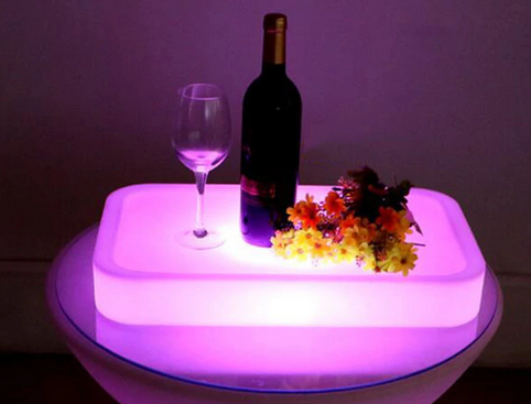 Serving tray led Light up Bottle, serving tray for parties with 16 changing led, supplies for neon party, supplies for party in Australia, best way to light up a party in Adelaide, party lighting ideas in Australia