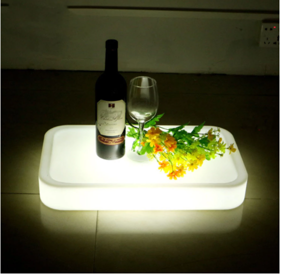 Serving tray led Light up Bottle, serving tray for parties with 16 changing led, supplies for neon party, supplies for party in Australia, best way to light up a party in Adelaide, party lighting ideas in Australia